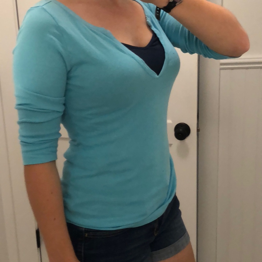 Soft blue shirt